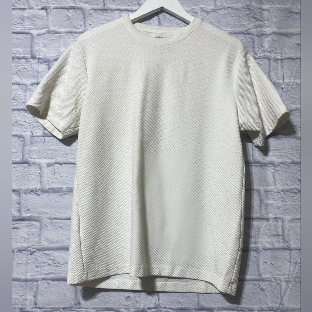 Denim & Flower Cream Short Sleeve Tee